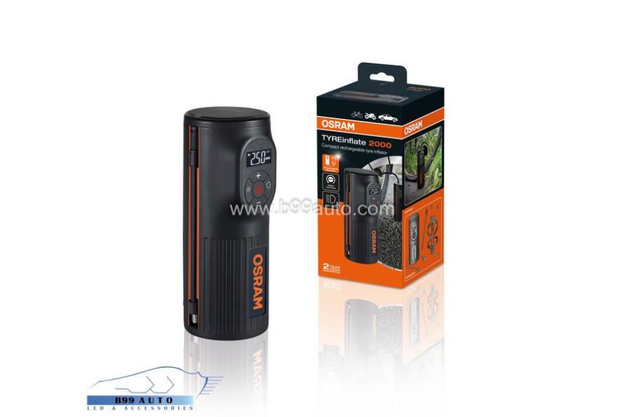 Osram TYREinflate 2000 Újratölthető kompakt légkompresszor - Gumiabroncs pumpa